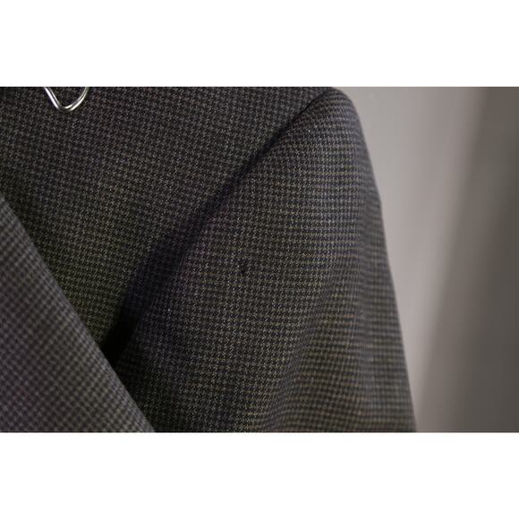 Burberry London Mens Brown Black Check 2-Btn Wool Sportcoat Blazer 44R - Picture 7 of 10